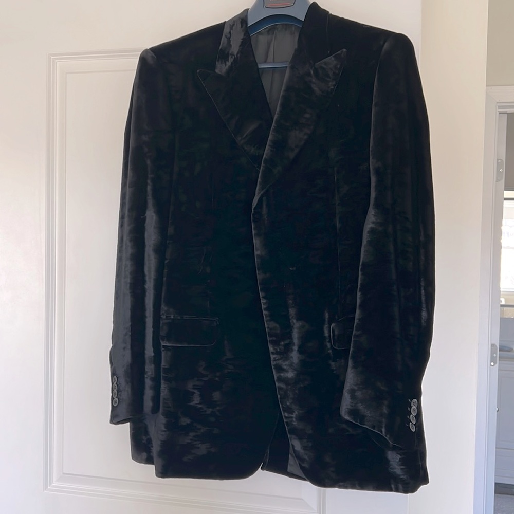 Mabrouomo velvet jacket and pants, great condition, size L, made in Italy